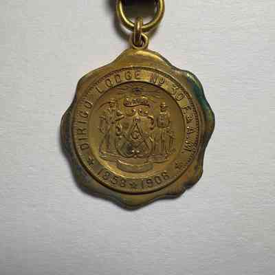 Medallion: Dirigo Lodge No. 30, New York (1858-1908)