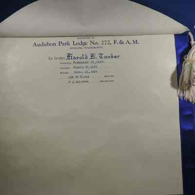 Harold E. Tucker Apron
