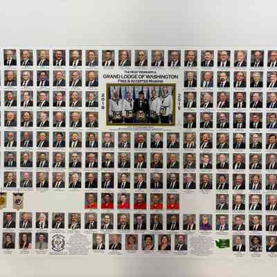 Poster: Most Worshipful Grand Lodge of Free & Accepted Masons of Washington (2018-2019)