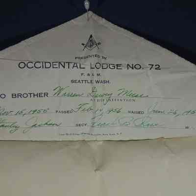 Warren D. Meese Apron