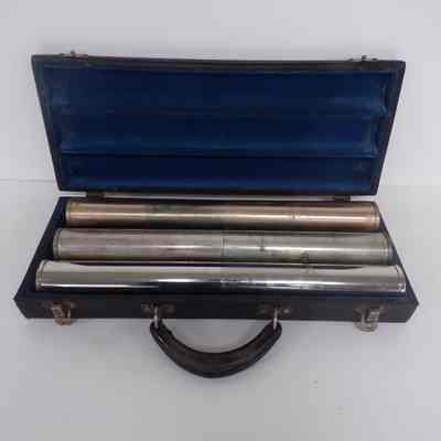 3 Apron Tubes and Carrying Case: "Frank Marek" c. 1920