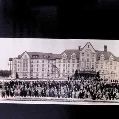 Two Panoramas: Grand Lodge of Washington & Alaska, Visiting Masonic Home at Zenith, Wash, June 17th, 1928