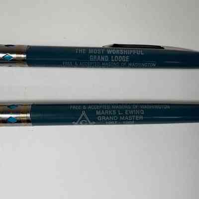 Two Pens: PGM Marks L. Ewing (1987)