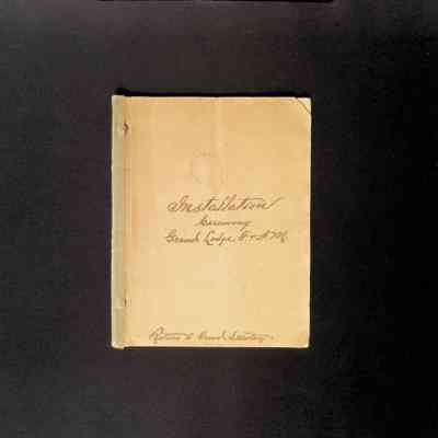 Ritual: Installation Ceremony, Grand Lodge F&AM, Washington Territory (1880)