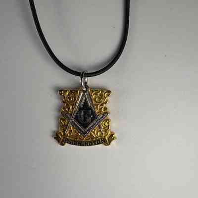 Necklace: Grand Lodge of Washington. Donated by PGM James O. Wood