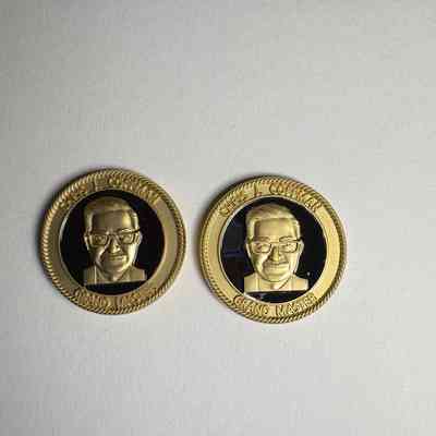 2 Coins: Gold. Past Grand Master Chris J. Coffman (2020-2021).