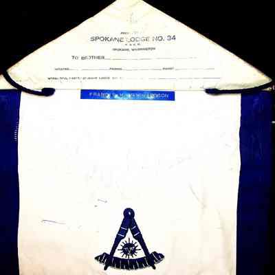 Francis M. Richardson Past Master Apron