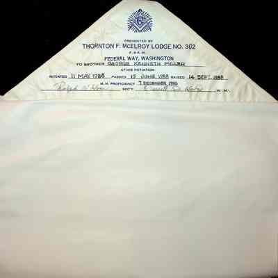 George Kenneth Miller Apron