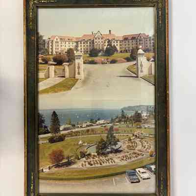 2 Photographs: Framed. Of the Masonic Home at Zenith, Washington. Mid to Late 20th century.
