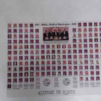 Poster: Most Worshipful Grand Lodge of Free & Accepted Masons of Washington (2007-2008)