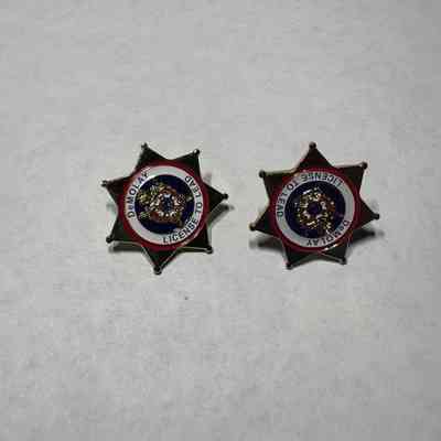 2 Pins: "Demolay: License to Lead" Collected by PGM Sam Roberts (c.2015)