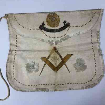 Apron: Topeka Lodge No.17, Topeka, Kansas, c. 1859