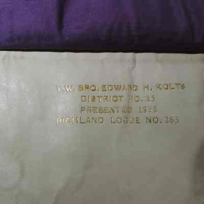 Edward H. Kolts DD Apron
