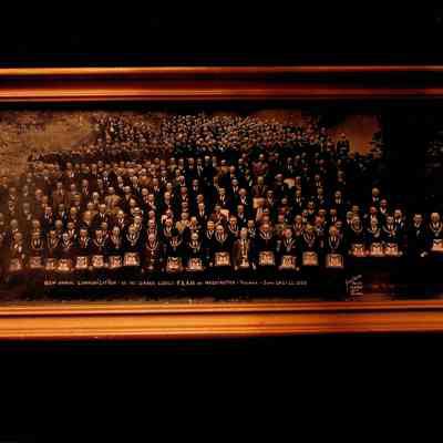 Photograph: Framed. 82nd annual communication, Grand Lodge of Washington, Tacoma (1939).