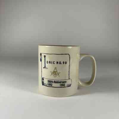 Cup: Coffee Cup. "Ionic No. 90 100th Anniversary (1892-1992)"