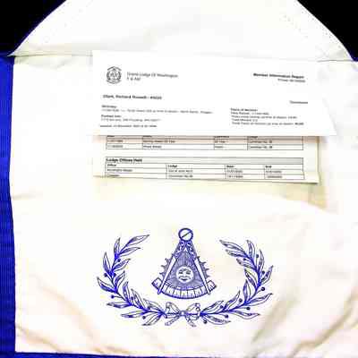 Richard R. Clark PM Apron