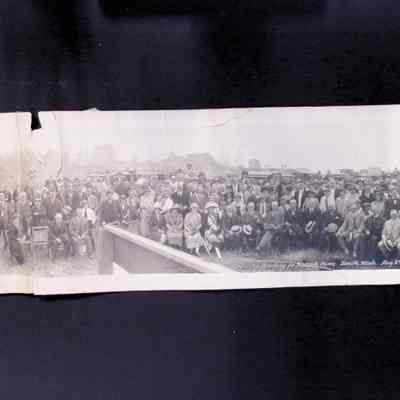 Panorama: Ground Breaking for Masonic Home. Zenith, Wash. (1925)