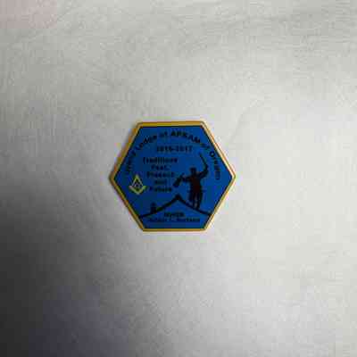 Pin: "Grand Lodge of Oregon." Collected by PGM Sam Roberts (2017)