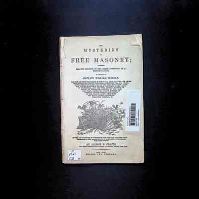Book: Mysteries of Freemasonry by George R. Crafts