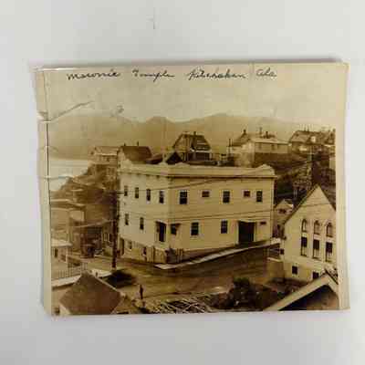 Photograph: Masonic Temple in Ketchikan, Alaska (c. 1920)