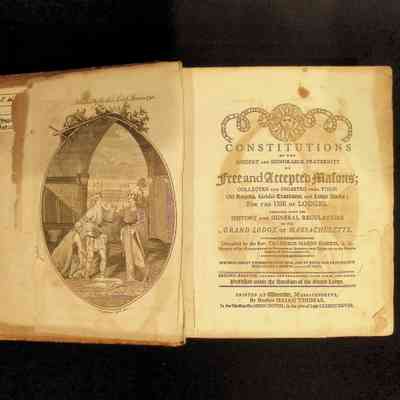 Book: Constitutions of the Ancient and Honorable Fraternity of Free and Accepted Masons by Rev. Thaddeus Mason Harris