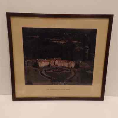 Photograph: framed. Masonic Retirement Home, aerial view. Unknown date.