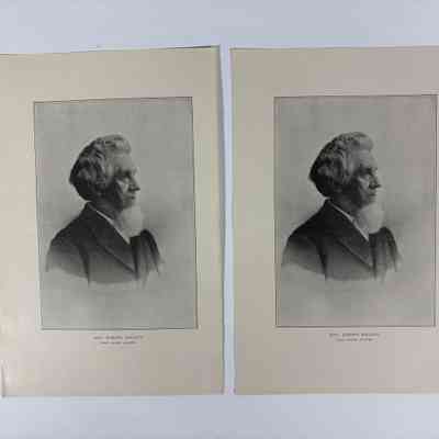 2 Prints: Identical prints of PGM Daniel Bagley (1861-1862)