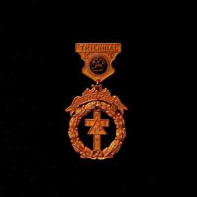 Medallion: Gold. Triennial Knights Templar San Francisco, August 1883.