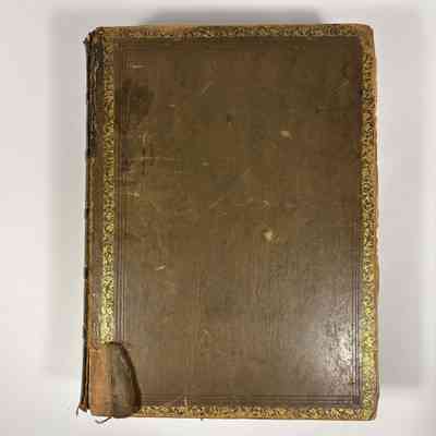 Bible: Imperial Family Bible, belonged to PGM Sydney Kase (1844).