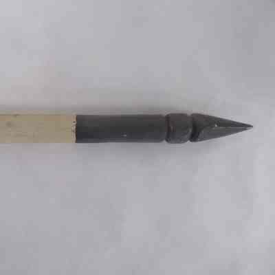 Stewards Rod: Wood and paint. Likely early to mid-20th century