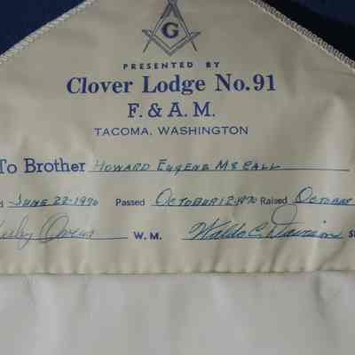 Howard E. McCall Apron
