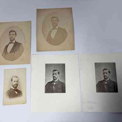 6 Photographs: 6 photographs and prints depicting Thomas Milburne Reed. Grand Secretary and Grand Master of Washington.