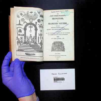 Book: New Free-Mason's Monitor or Masonic Guide by James Hardie, A.M. (1818)