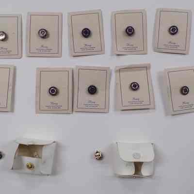14 Pins: DESOMS/Ancient Delta Guild. 13 of 1 type, 1 of second type