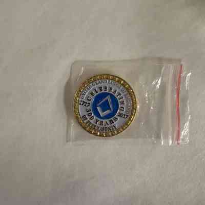 Picture in original plastic bag. Bag was discarded upon accession of coin.