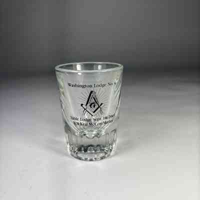 Shot Glass: Washington Lodge No. 4 (2003)