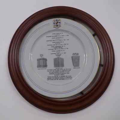 Plate: Commemorative Listing York Rite Bodies from the North Yakima (WA) area.