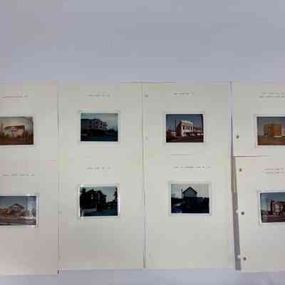 Eight Photographs: Of the exteriors of Lodge buildings throughout Washington's jurisdiction. (c. 1970s)
