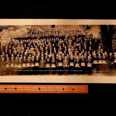 Photograph: 82nd annual communication, Grand Lodge of Washington, Tacoma (1939).