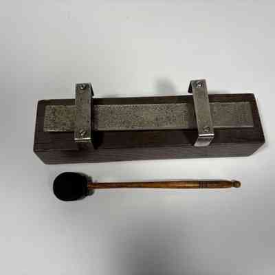 Sounding Block and Mallet: J.C. Deagan. c. 1919