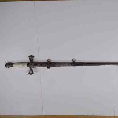 Sword and Scabbard: Knights Templar. "John Alphans Scheiderhahn"