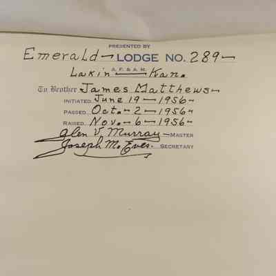 James Matthews Apron