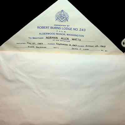 Norman Allen Watts Apron