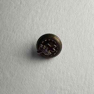 Pin: Knights Templar. Cross and Crown symbol. Belonged to PGM James O. Wood.(c. 1999)