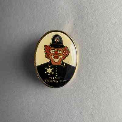 Pin: Clown. "Elmo/Victoria, B.C." Belonged to PGM James O. Wood (c. 1999)