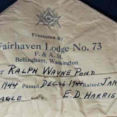 Ralph W. Pond Apron