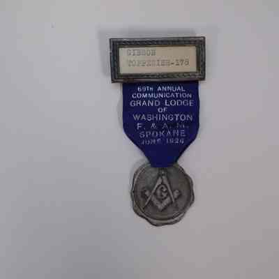 Badge: 69th Annual Communication Grand Lodge of Washington (1926)