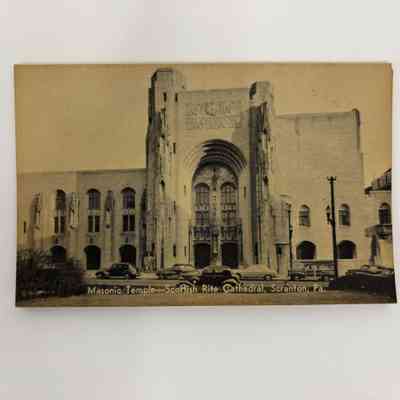 Pamphlet: Masonic Temple--Scottish Rite Cathedral, Scranton, Pa. (Mid-20th Century).