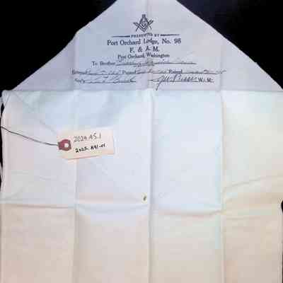 Edward Maurice Warner MM Apron