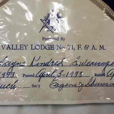 Wayne K Swearingen Apron